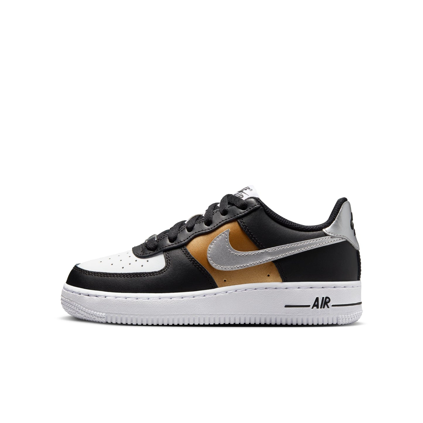 Big Kid's Nike Air Force 1 - Black/Gold