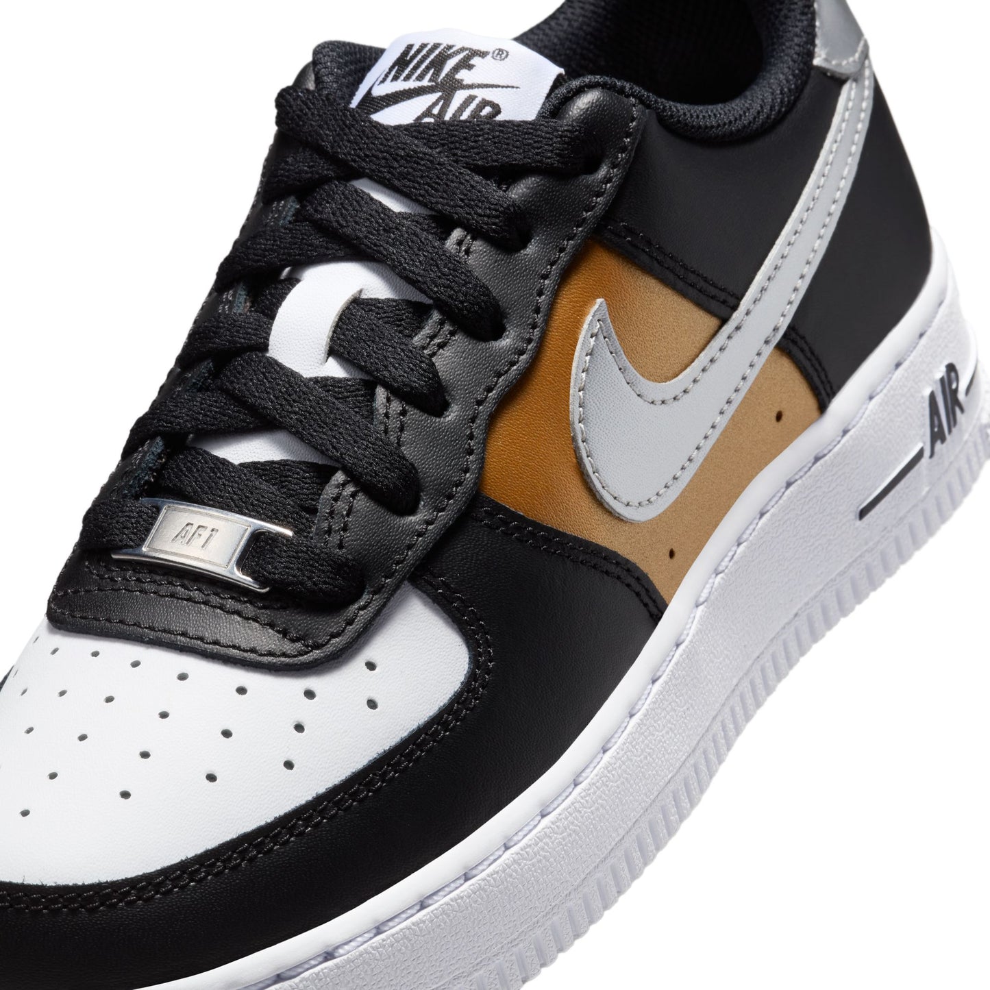 Big Kid's Nike Air Force 1 - Black/Gold