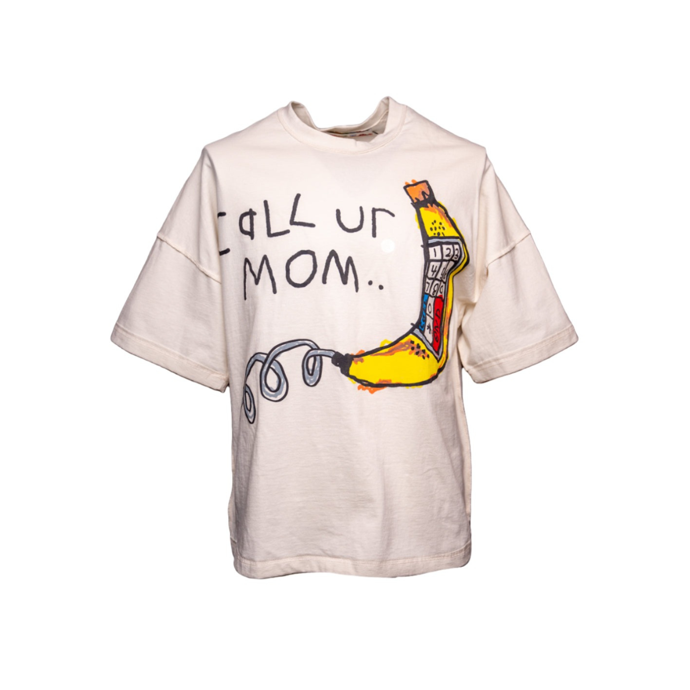 Back 2 School Special Call Mom Tee - Cream