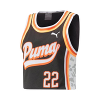 Puma Women's Ballin' Cropped Jersey - Black