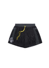 Diet Starts Monday Crinkled Nylon Shorts - Black