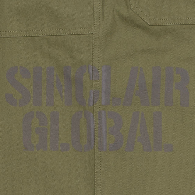 Sinclair Painted Fatigue Pants - Olive