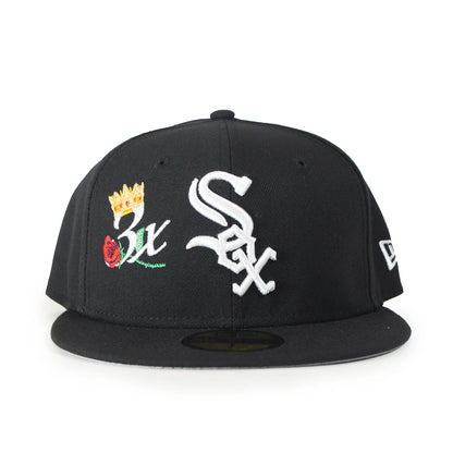 New Era 59Fifty Chicago Sox Crown Champs  - "Black"