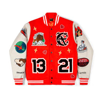 Anwar Carrots StreetX Varsity Jacket - Red