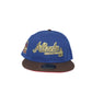 New Era Atlanta Braves "40th Anniversary" Custom Fitted Hat - "Royal/Gold"