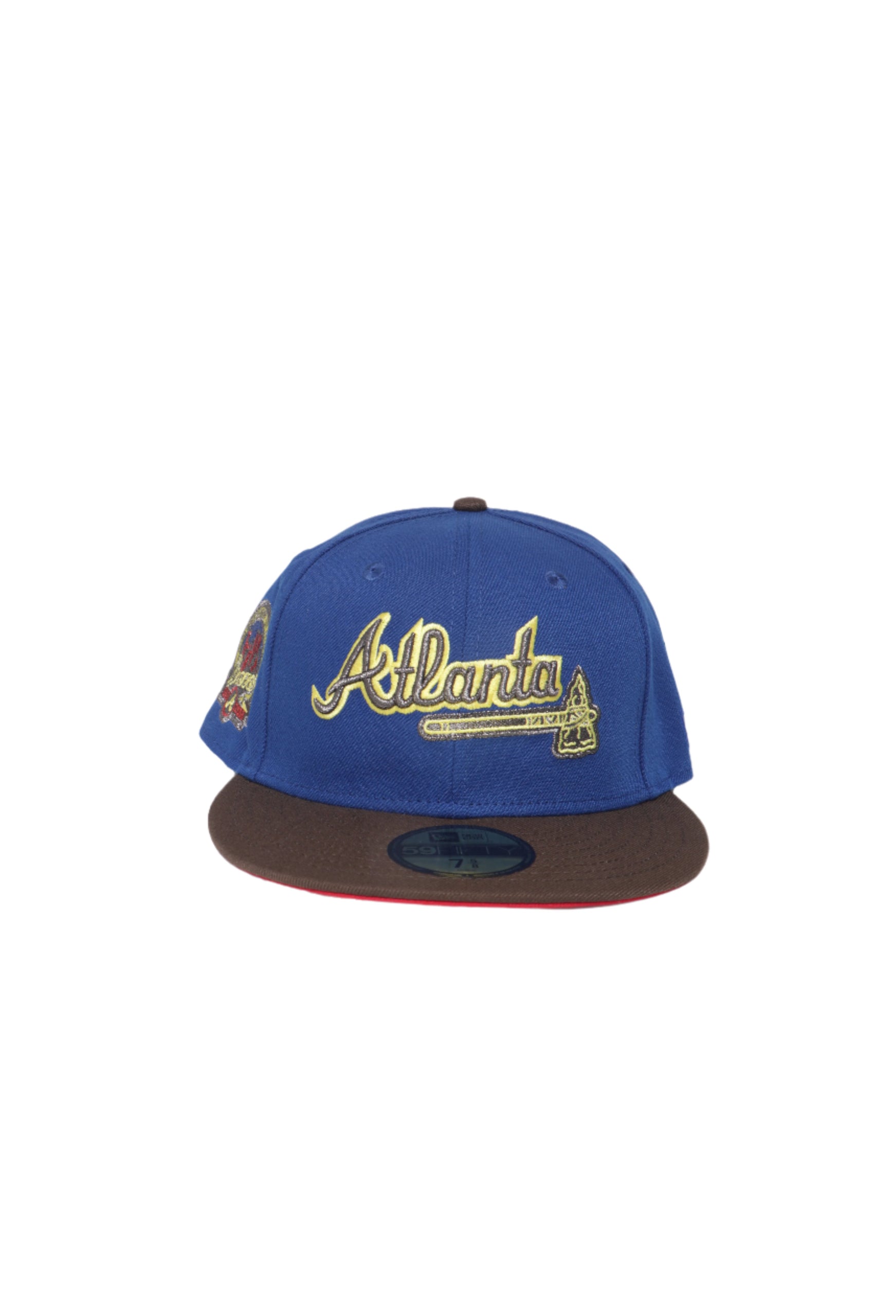 New Era Atlanta Braves "40th Anniversary" Custom Fitted Hat - "Royal/Gold"