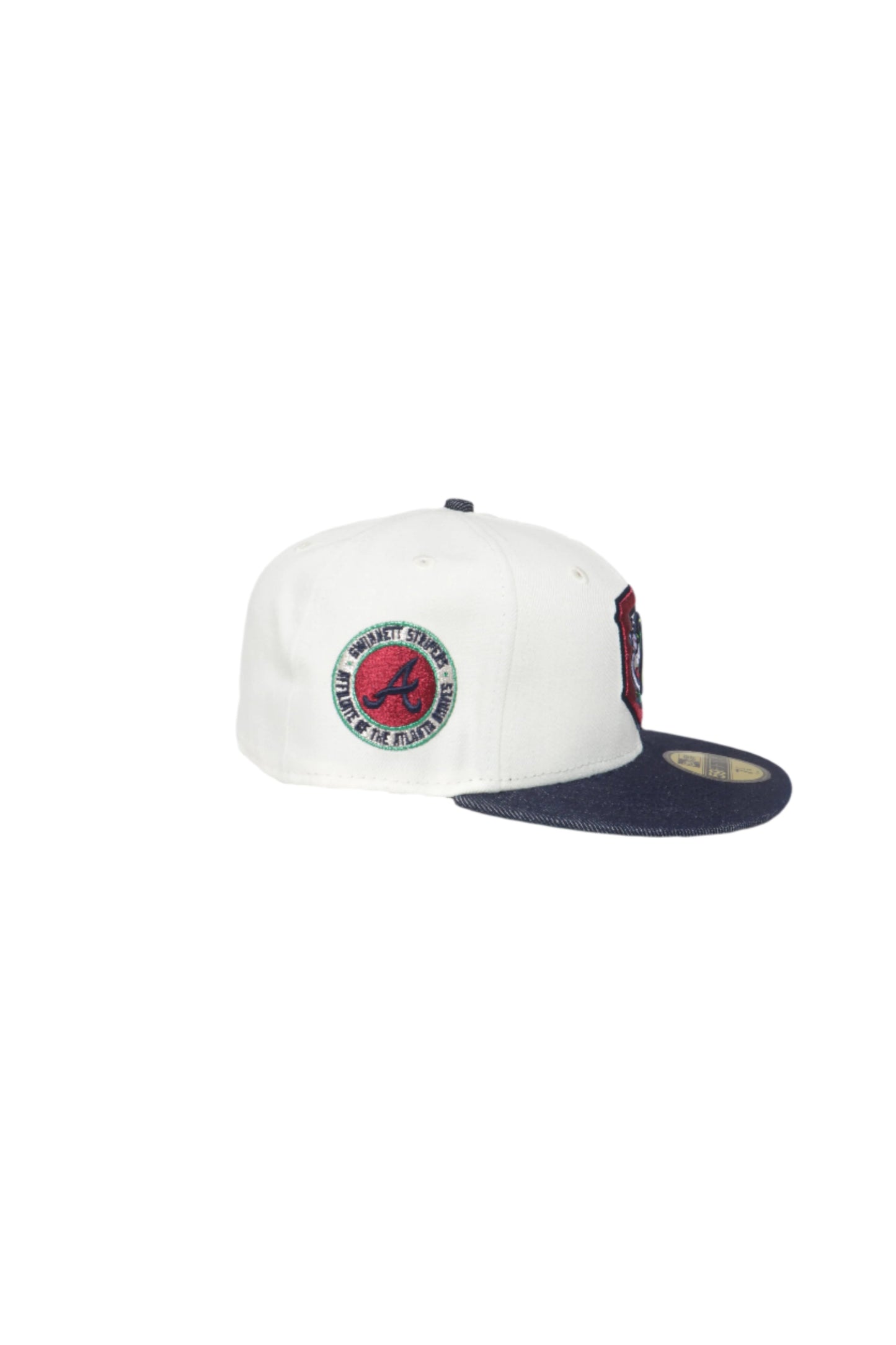 New Era Gwinnett Striper Trucker 5950 Fitted - White