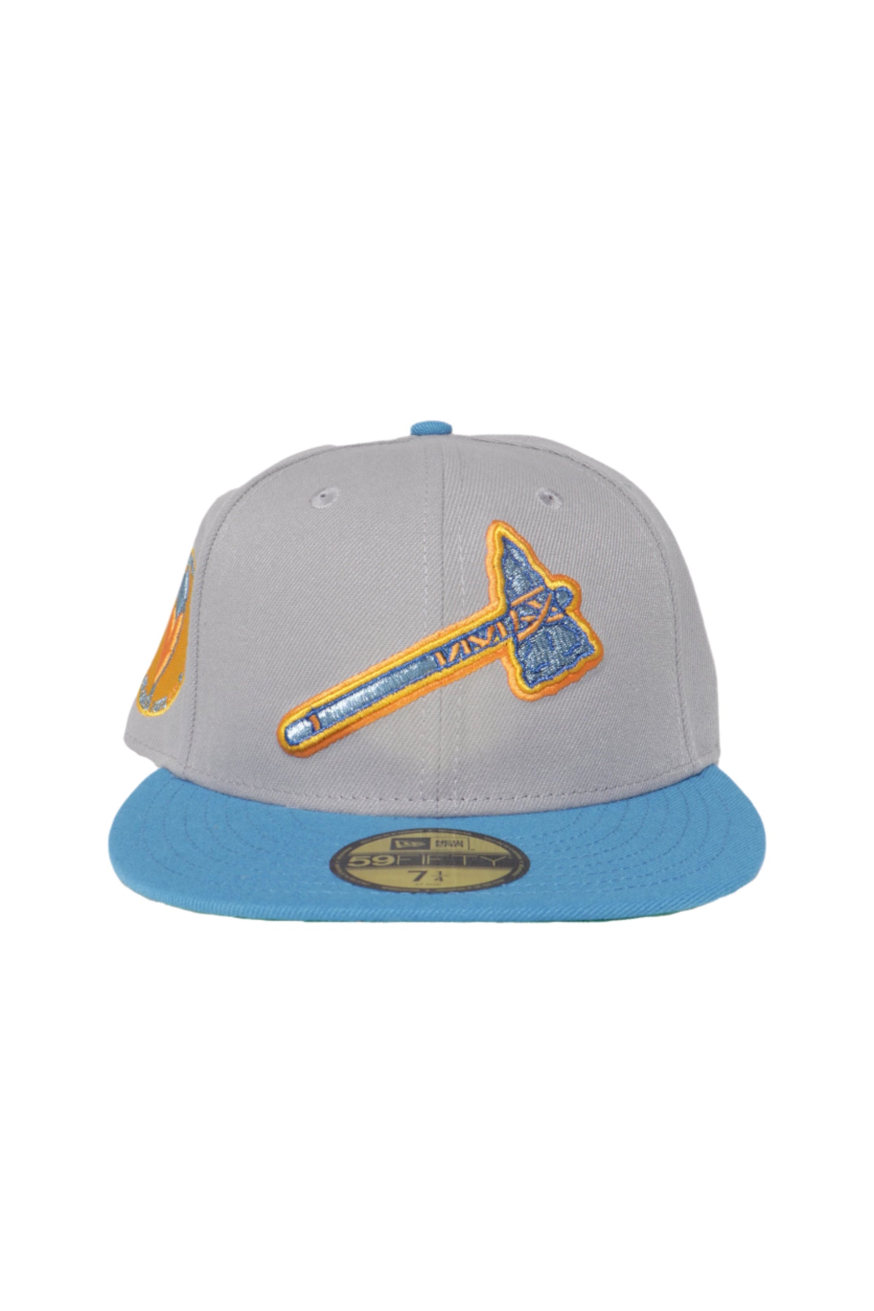 New Era Atlanta Braves "1972 All Star Game" Custom Fitted Hat - "Grey/Blue"