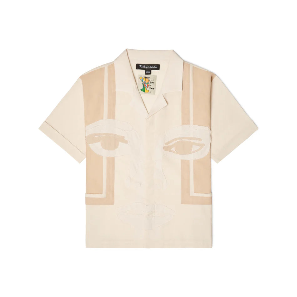 KidSuper Face Camo Shirt - Cream