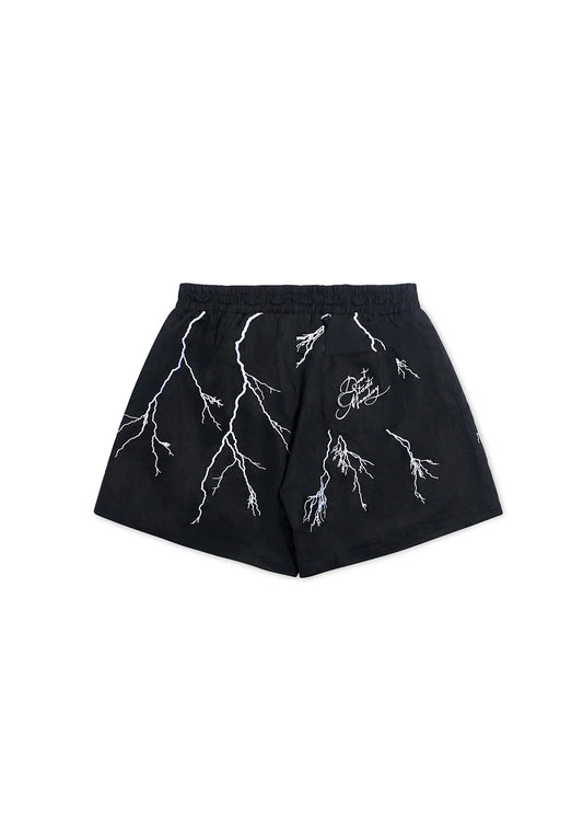 Diet Starts Monday Lightning Shorts - Black