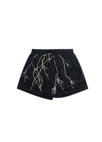 Diet Starts Monday Lightning Shorts - Black