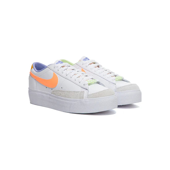 Women's Nike Blazer Low Platform - White/Peach-Cream