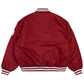 Sinclair Script Satin Jacket - "Maroon"