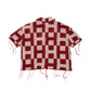 Honor The Gift Crochet SS Button Down - Brick