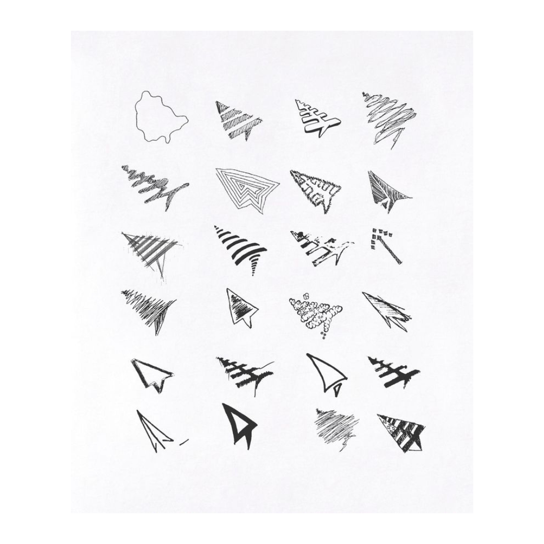 Paper Planes Process Sketched Tee - White