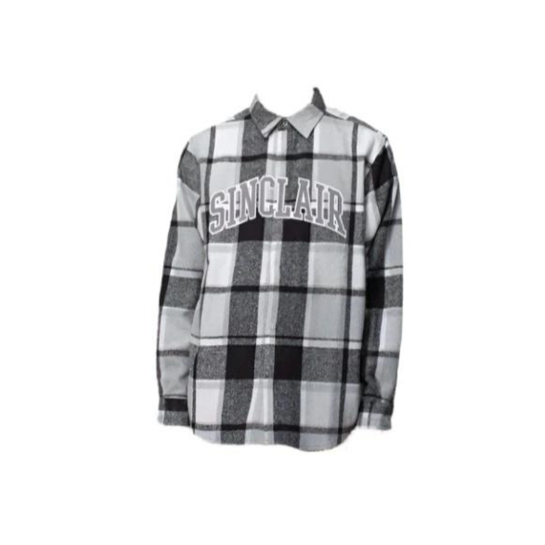 Sinclair Long Sleeve Flannel - Grey