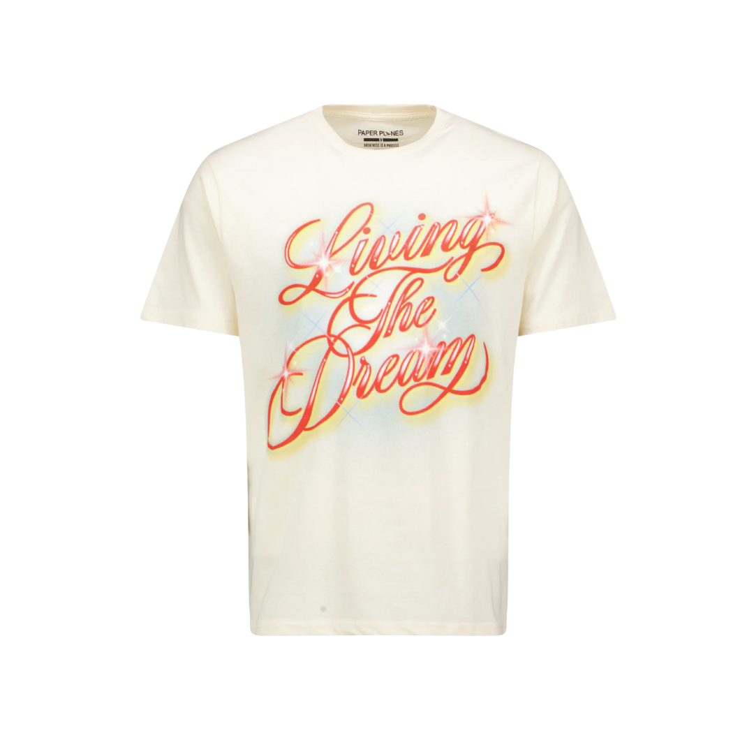 Paper Planes Living The Dream Tee - Eggshell