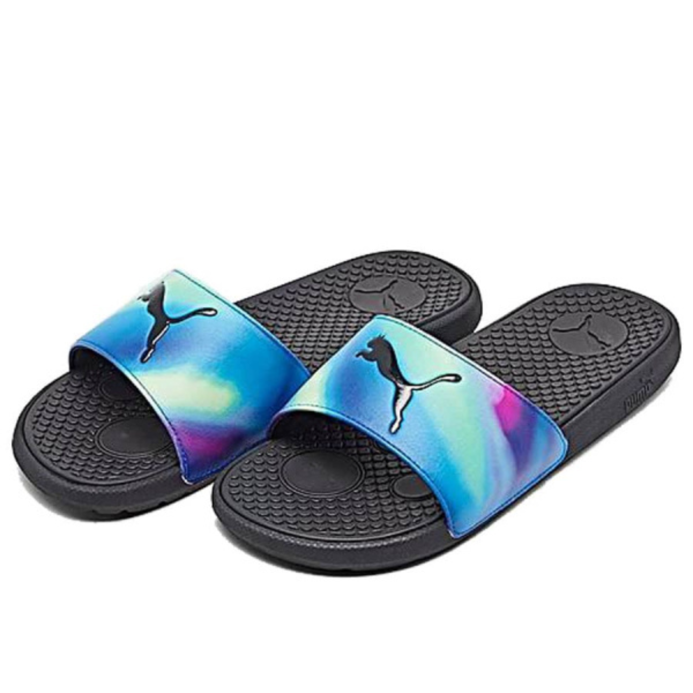 Women's Puma Cool Cat Slides - "Dark Prismatic"