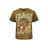 Cease & Desist Panther World Tour T-Shirt - Brown Wash