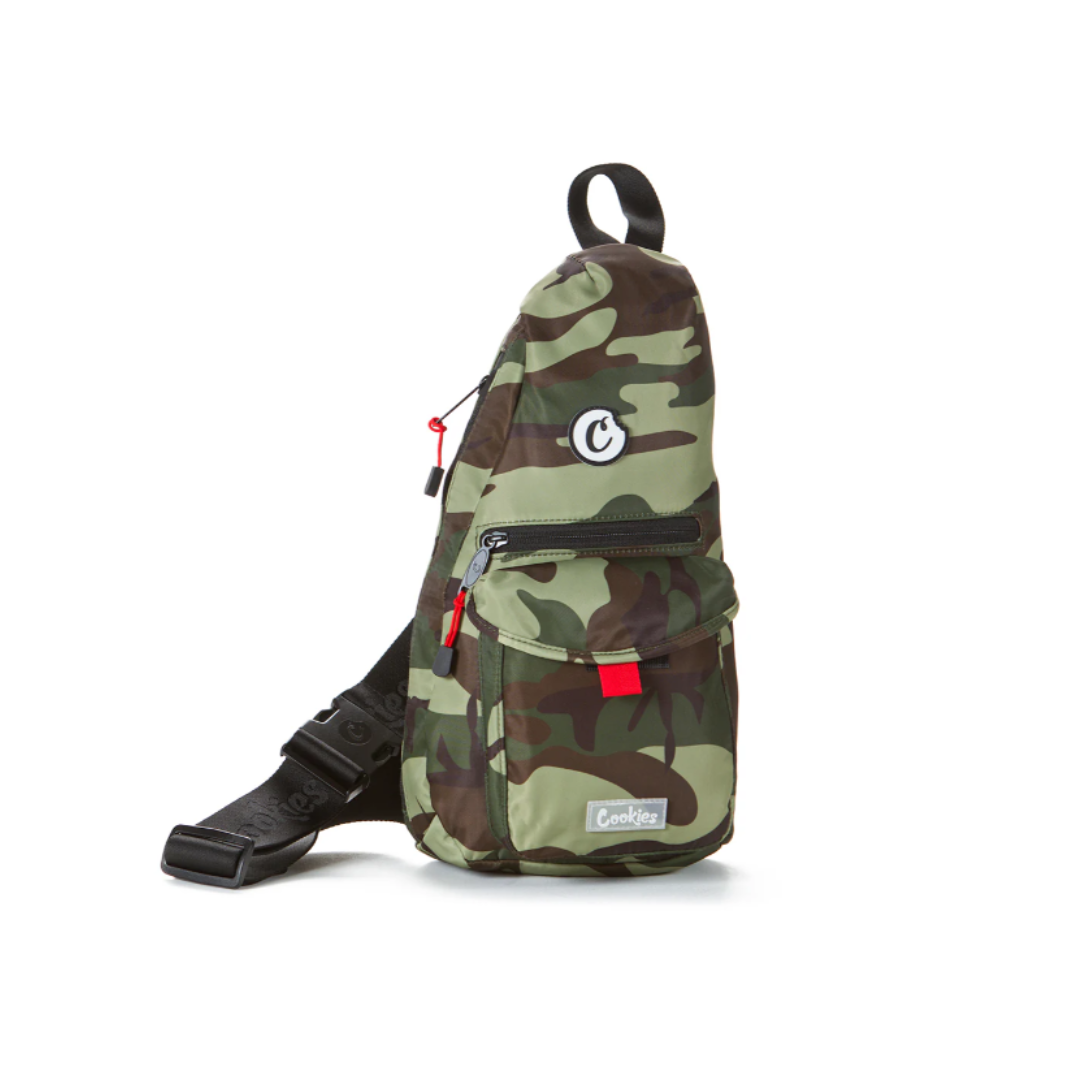 Cookies Traveler Smell Proof Nylon Sling Bag - Camo