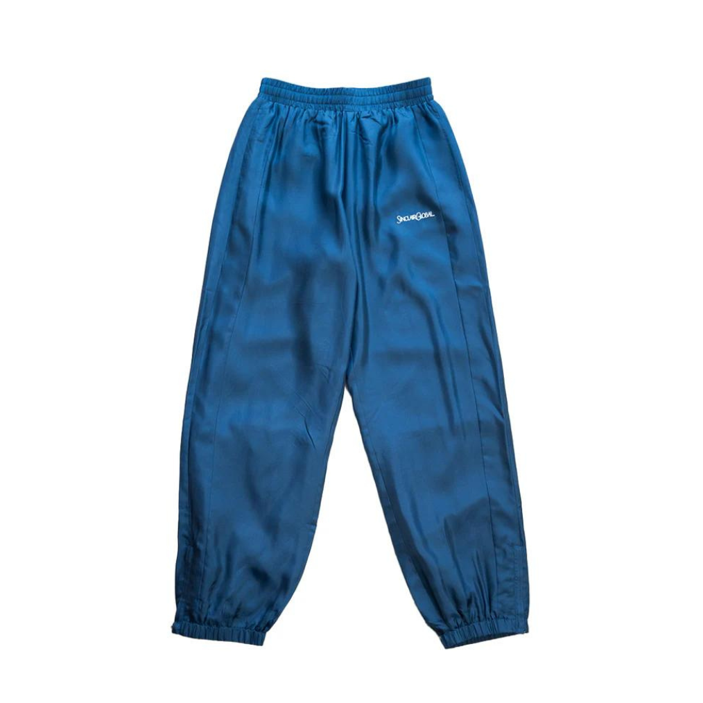 Sinclair Silk Track Pants - Navy