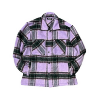 Rebel Minds Mohair Flannel Jacket - Purple