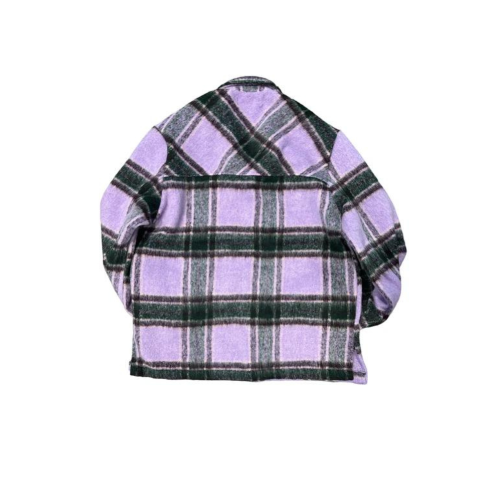 Rebel Minds Mohair Flannel Jacket - Purple