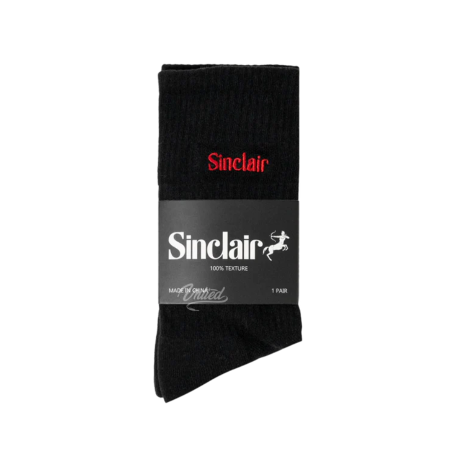 Sinclair Clairssential Socks - Black/Red