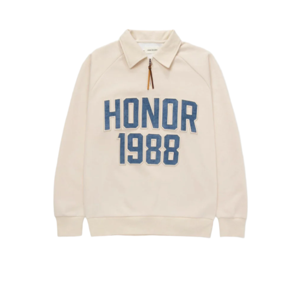 Honor The Gift 1988 QTR Zip - Cream