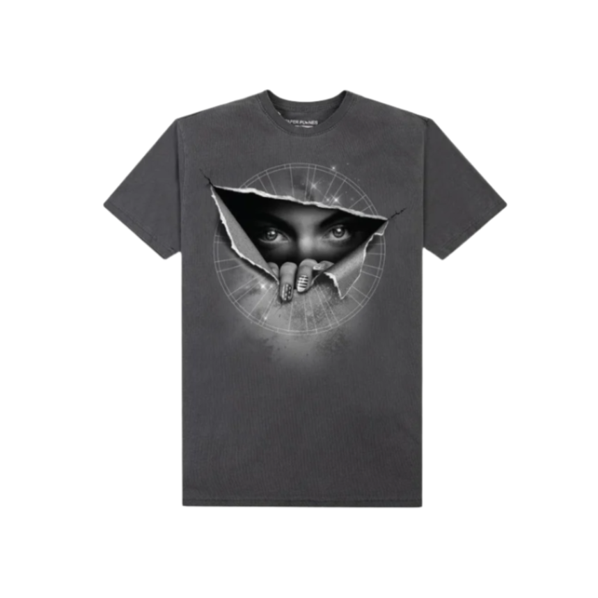 Paper Planes Through The Vision Heavyweight Tee - Washed Black