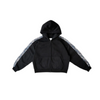 EPTM Real Camo Striped Zip-Up Hoodie - Black