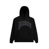 Pleasures Twitch Studded Hoodie - Black