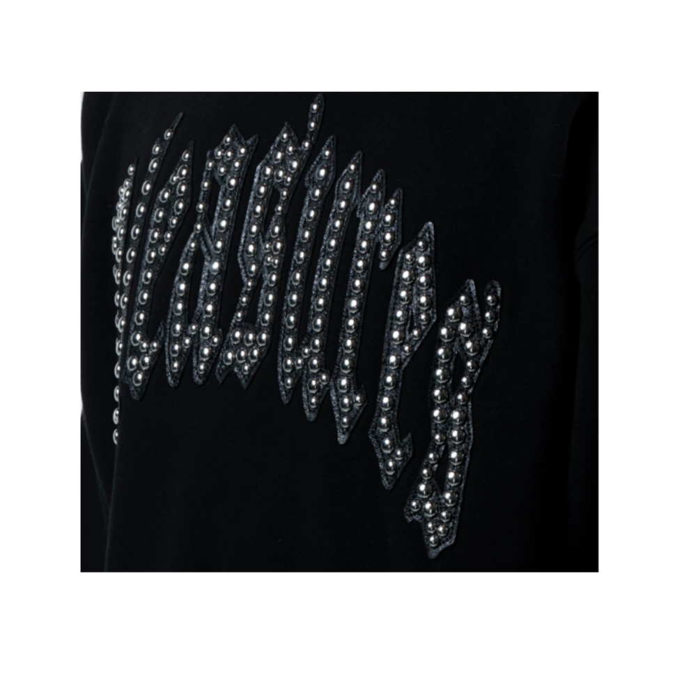 Pleasures Twitch Studded Hoodie - Black