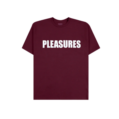 Pleasures Security T-Shirt - Burgundy