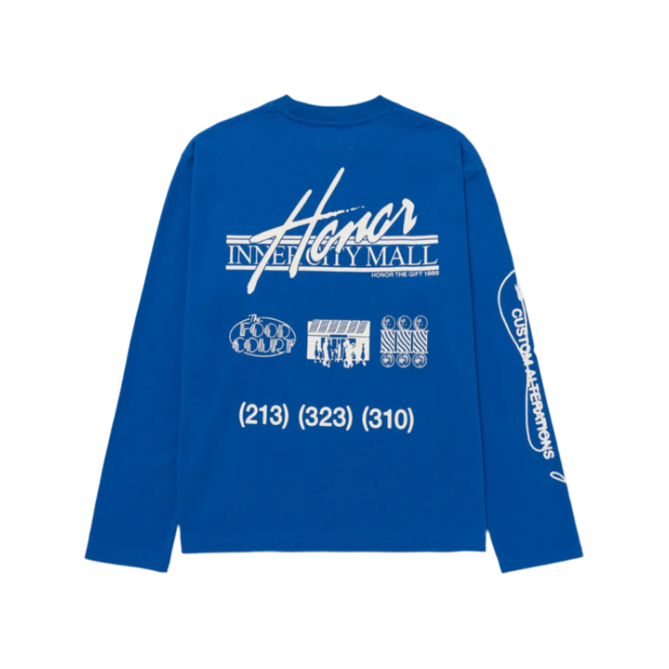 Honor The Gift Mall LS Tee - Blue