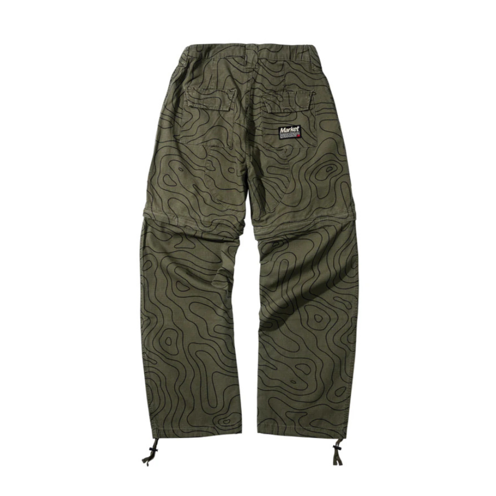 Market Topo Moraine Zipper Pants - Kelp