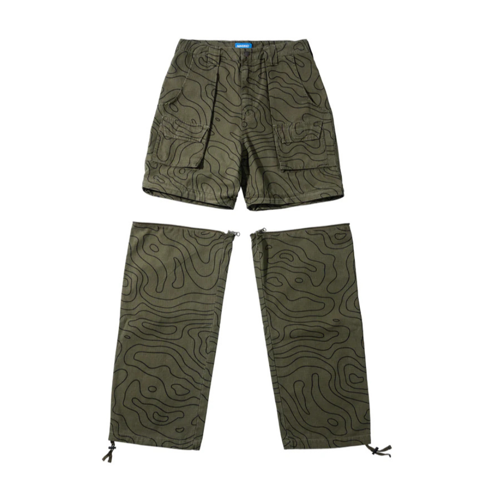 Market Topo Moraine Zipper Pants - Kelp