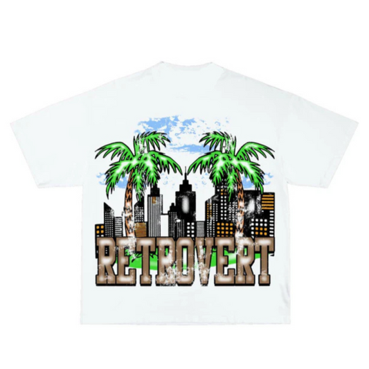 Retrovert City Bird Tee - Sand