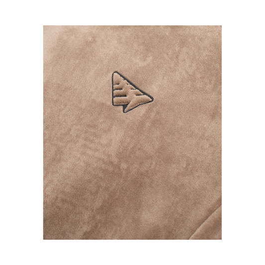 Paper Planes Velour Zip Jacket - Brown