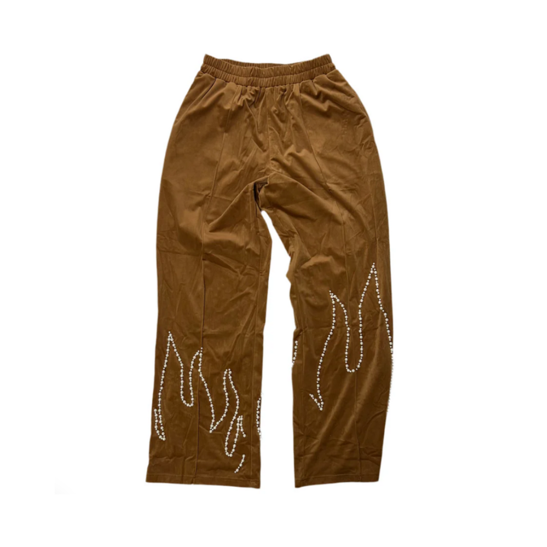 Birth Of Royal Child Flame Pearl Pant - Brown