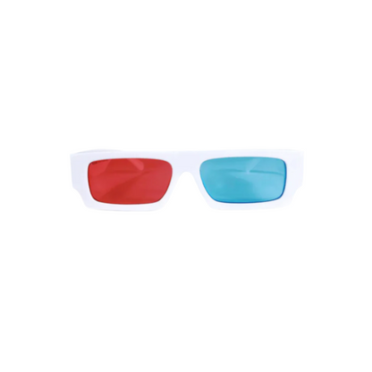 Wisdom Frame 13 - "3D" White/Blue/Red