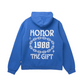 Honor The Gift Chainlink Logo Hoodie - Blue