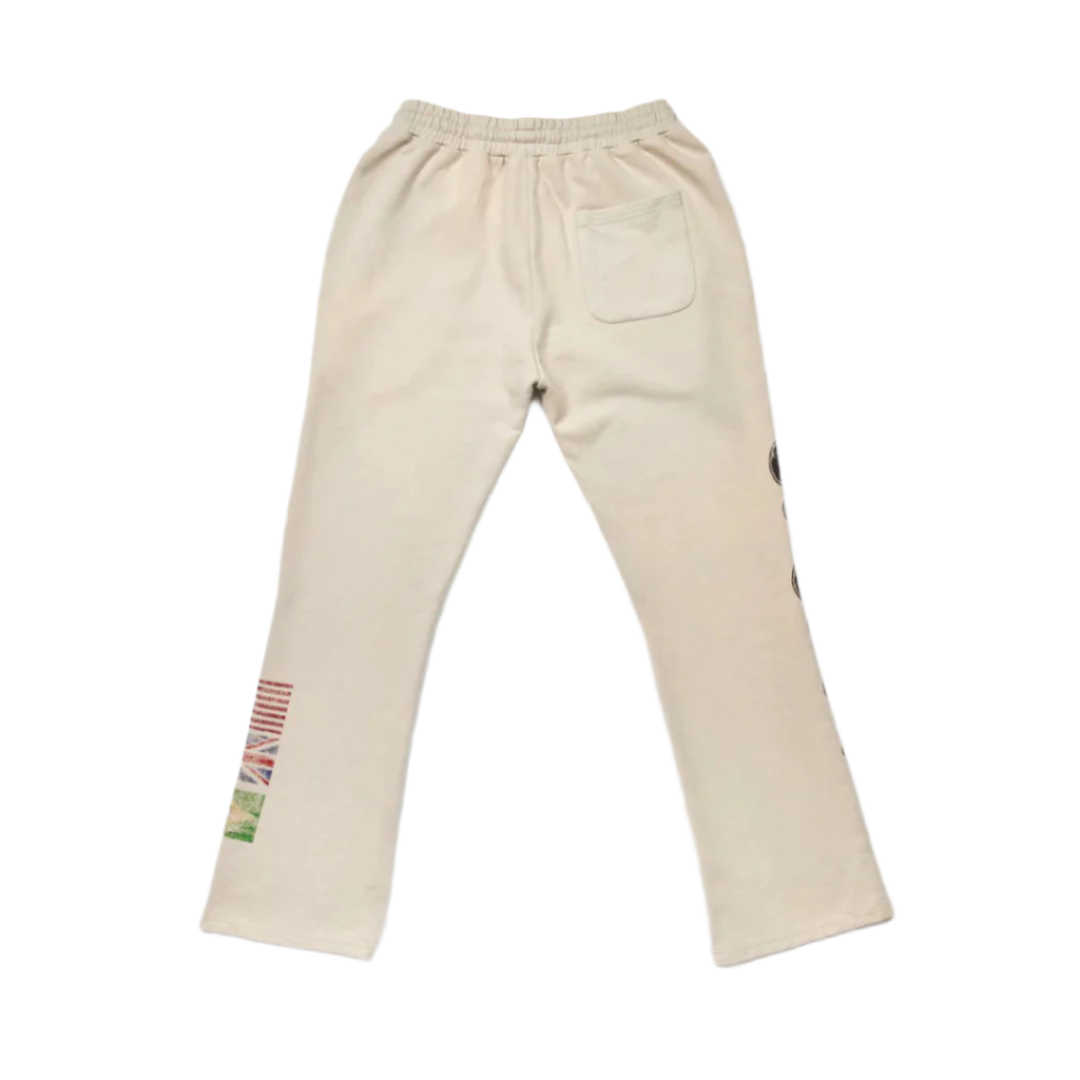 RVS Labs Washed "Article" Sweatpants - Beige