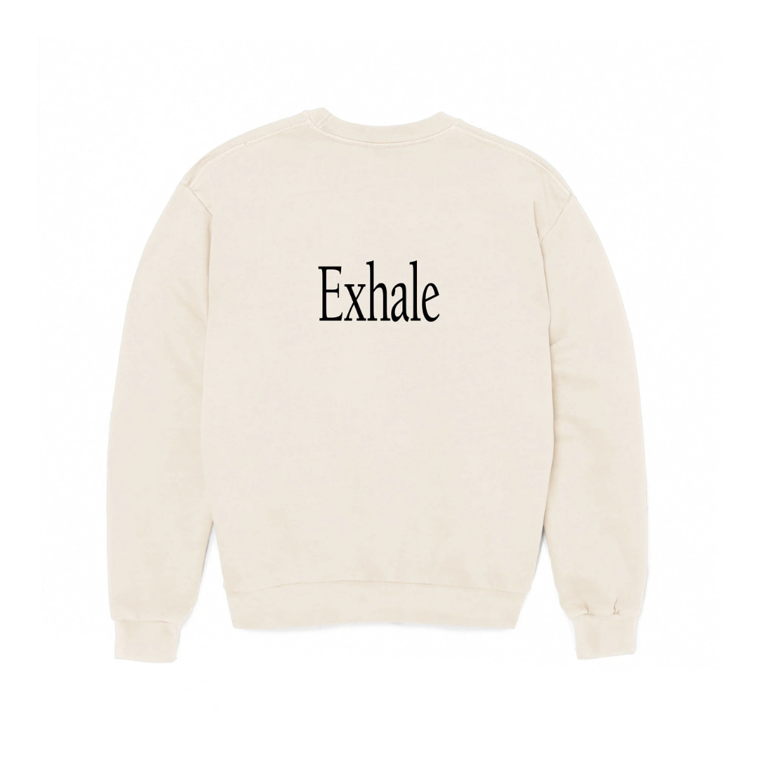 Students Kind Reminder Fleece Crewneck - Nude