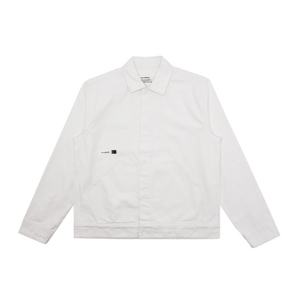 Students Zane Herringbone Jacket - White