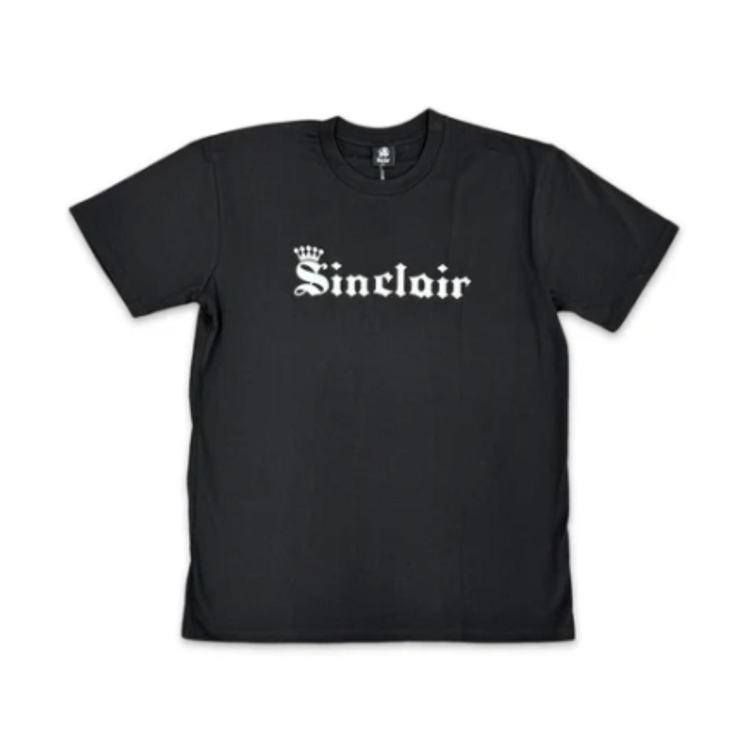 Sinclair Old English Crown Tee - Black