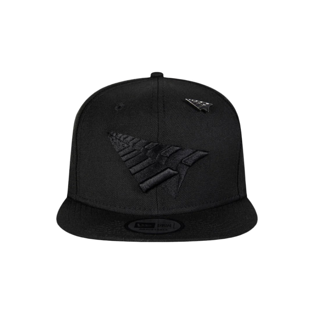 Paper Planes Blackout Crown Old School Snapback - Black