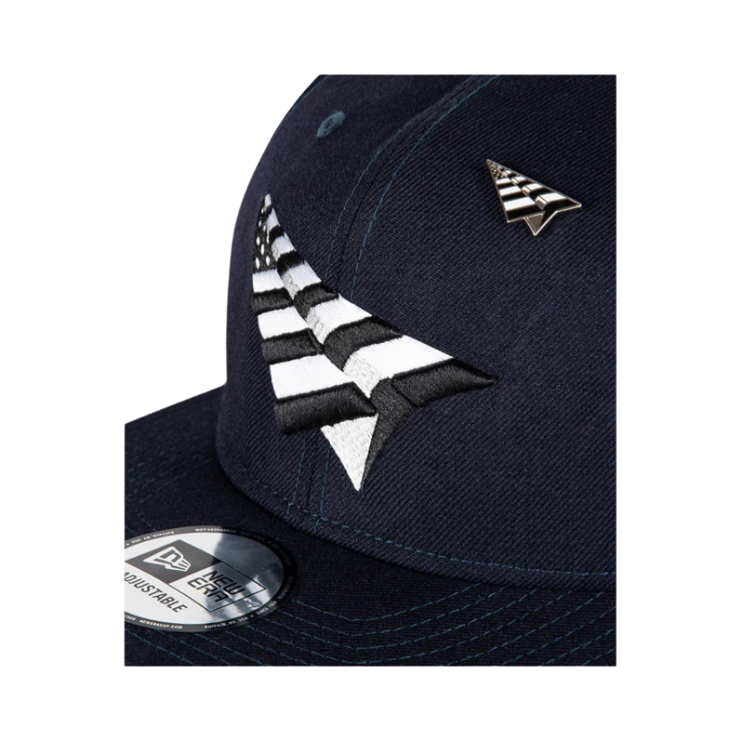 Paper Planes Navy Boy Crown Old School Snapback - Navy