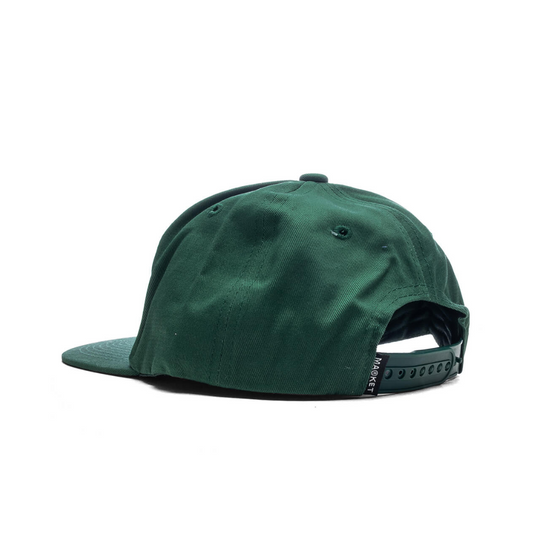 Market Relax Team Racing 5-Panel Snapback - Race Green