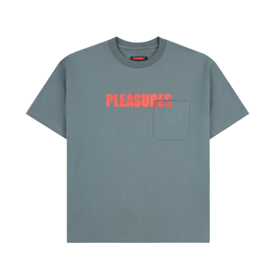 Pleasures Impact Pocket Heavyweight Tee - Olive